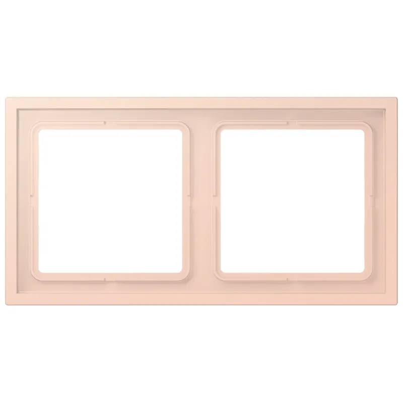 Jung Rahmen, 2-fach, LS ZERO, l'ocre rouge clair LCZ982BF234