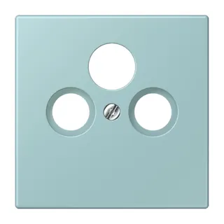 Jung Abdeckung für Universal-Sat/BK-Dosen, Thermoplast lackiert, Serie LS, céruléen clair LC990SAT214