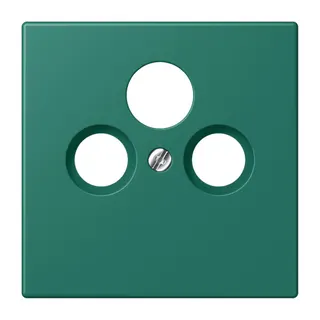 Jung Abdeckung für Universal-Sat/BK-Dosen, Thermoplast lackiert, Serie LS, vert anglais LC990SAT216