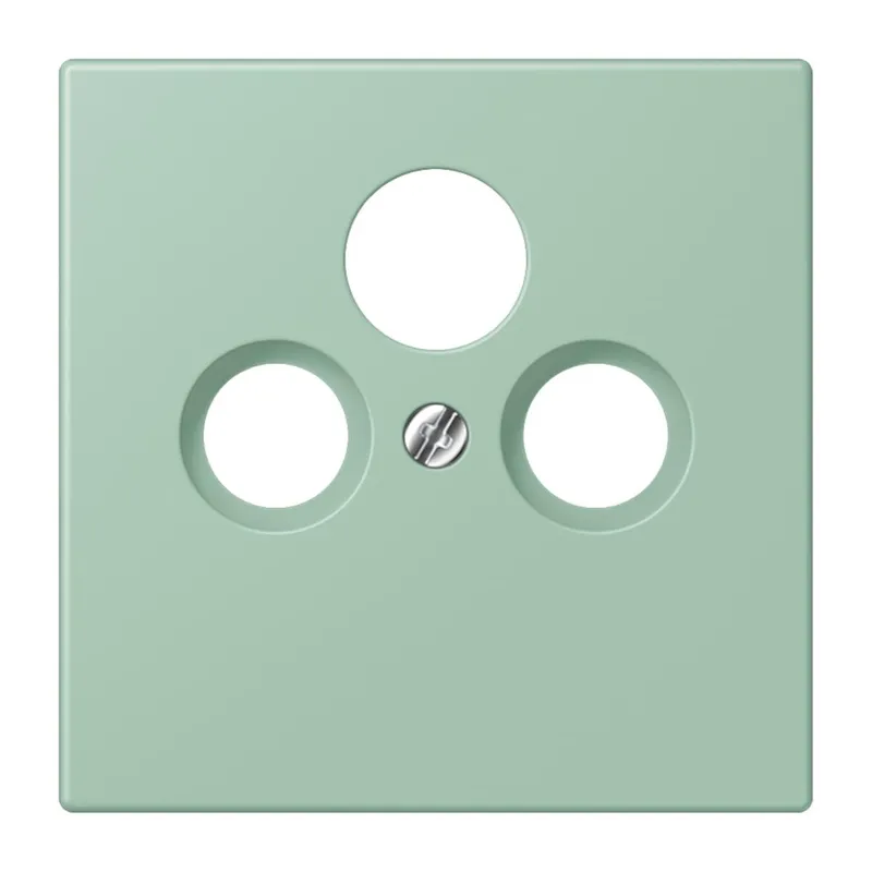 Jung Abdeckung für Universal-Sat/BK-Dosen, Thermoplast lackiert, Serie LS, vert anglais clair LC990SAT217