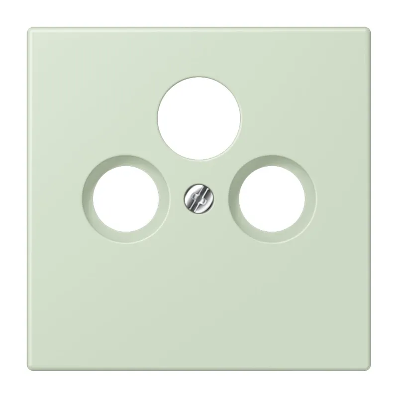 Jung Abdeckung für Universal-Sat/BK-Dosen, Thermoplast lackiert, Serie LS, vert anglâis pale LC990SAT218