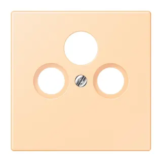 Jung Abdeckung für Universal-Sat/BK-Dosen, Thermoplast lackiert, Serie LS, ocre LC990SAT223