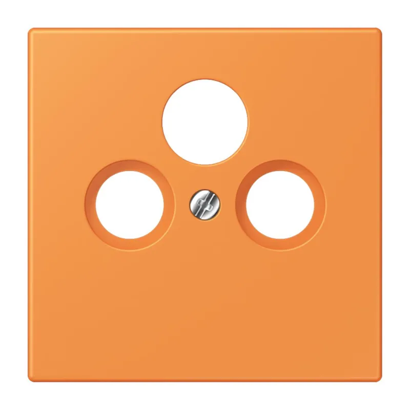 Jung Abdeckung für Universal-Sat/BK-Dosen, Thermoplast lackiert, Serie LS, orange clair LC990SAT225