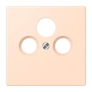 Jung Abdeckung für Universal-Sat/BK-Dosen, Thermoplast lackiert, Serie LS, rose pâle LC990SAT228