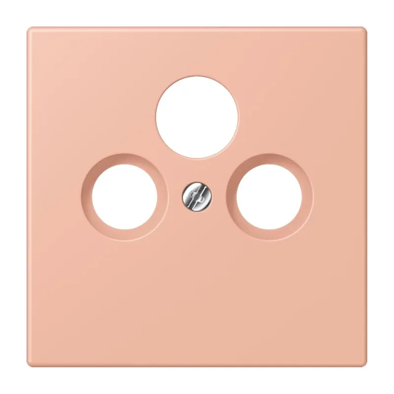 Jung Abdeckung für Universal-Sat/BK-Dosen, Thermoplast lackiert, Serie LS, rose clair LC990SAT231