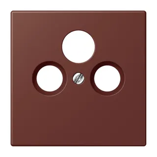Jung Abdeckung für Universal-Sat/BK-Dosen, Thermoplast lackiert, Serie LS, terre sienne br?lée 31 LC990SAT235