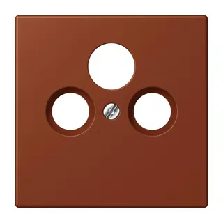 Jung Abdeckung für Universal-Sat/BK-Dosen, Thermoplast lackiert, Serie LS, terre sienne br?lée 59 LC990SAT247