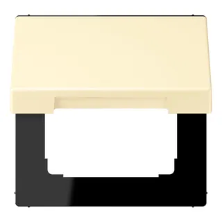 Jung Klappdeckel mit Rückstellfeder, Thermoplast lackiert, Serie LS, blanc LC990BFKL201