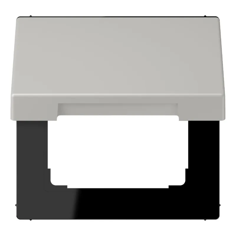 Jung Klappdeckel mit Rückstellfeder, Thermoplast lackiert, Serie LS, gris clair 31 LC990BFKL205