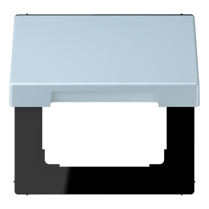Jung Klappdeckel mit Rückstellfeder, Thermoplast lackiert, Serie LS, outremerclair LC990BFKL208