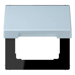 Jung Klappdeckel mit Rückstellfeder, Thermoplast lackiert, Serie LS, outremerclair LC990BFKL208