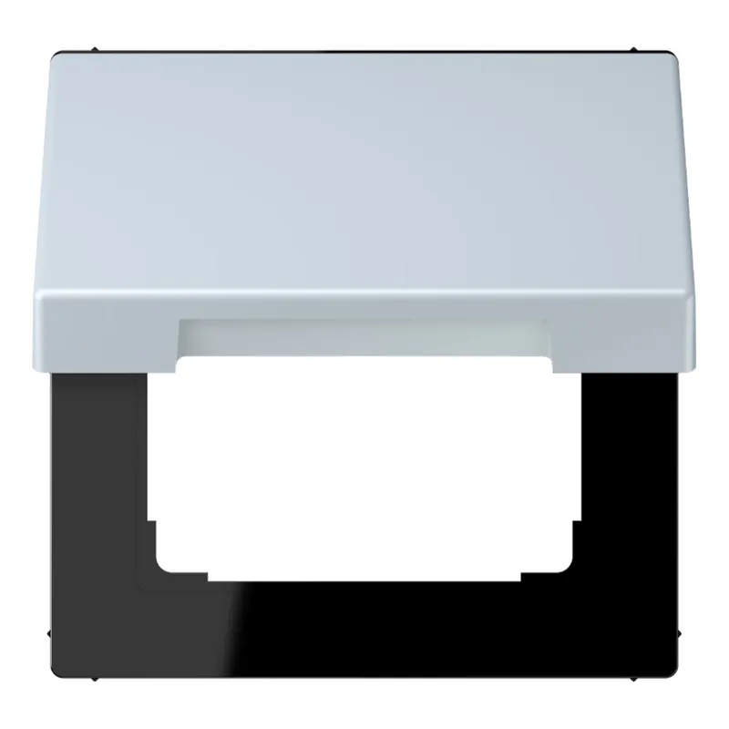 Jung Klappdeckel mit Rückstellfeder, Thermoplast lackiert, Serie LS, outremer pale LC990BFKL209