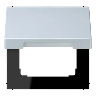 Jung Klappdeckel mit Rückstellfeder, Thermoplast lackiert, Serie LS, outremer pale LC990BFKL209