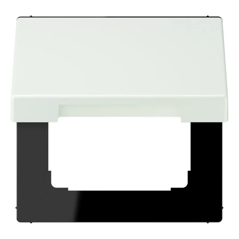 Jung Klappdeckel mit Rückstellfeder, Thermoplast lackiert, Serie LS, outremer gris LC990BFKL210