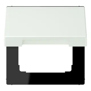 Jung Klappdeckel mit Rückstellfeder, Thermoplast lackiert, Serie LS, outremer gris LC990BFKL210