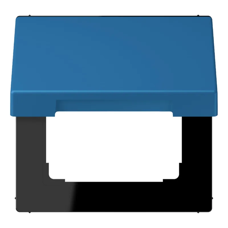 Jung Klappdeckel mit Rückstellfeder, Thermoplast lackiert, Serie LS, bleu céruléen 31 LC990BFKL211