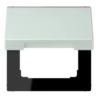 Jung Klappdeckel mit Rückstellfeder, Thermoplast lackiert, Serie LS, céruléen pale LC990BFKL215