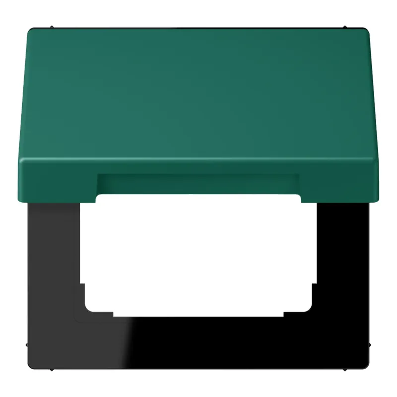 Jung Klappdeckel mit Rückstellfeder, Thermoplast lackiert, Serie LS, vert anglais LC990BFKL216