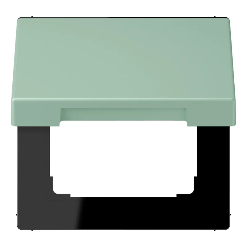 Jung Klappdeckel mit Rückstellfeder, Thermoplast lackiert, Serie LS, vert anglais clair LC990BFKL217