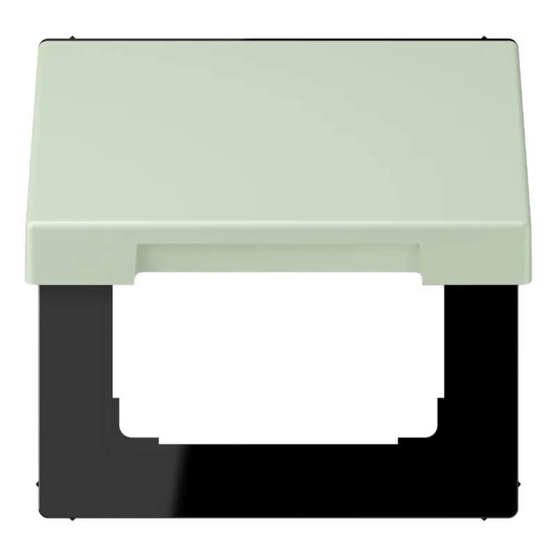 Jung Klappdeckel mit Rückstellfeder, Thermoplast lackiert, Serie LS, vert anglâis pale LC990BFKL218