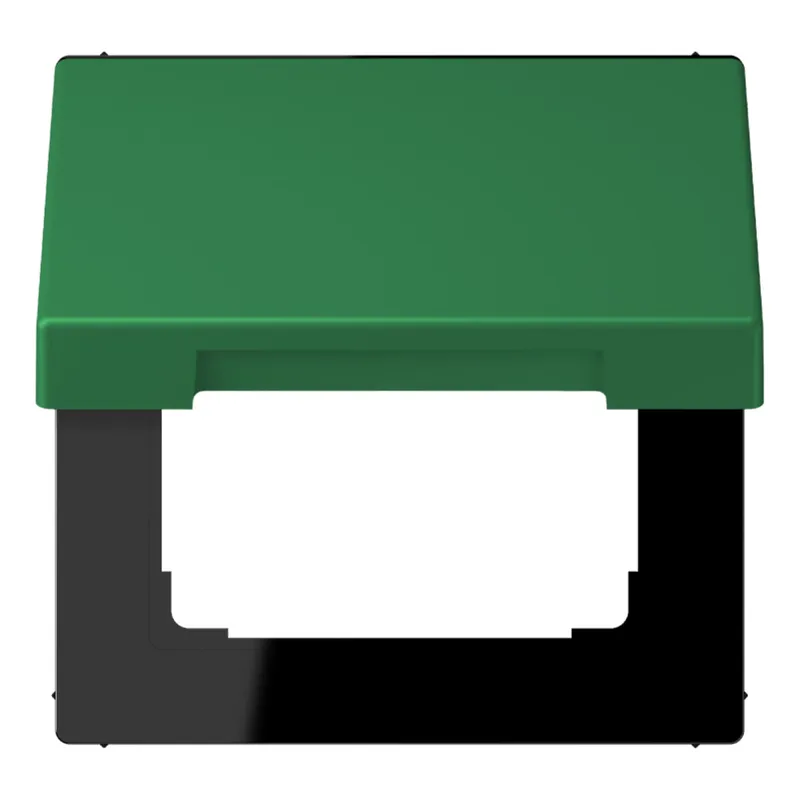 Jung Klappdeckel mit Rückstellfeder, Thermoplast lackiert, Serie LS, vert foncé LC990BFKL219