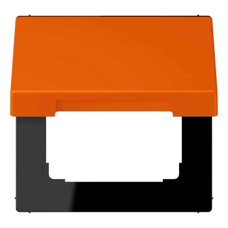 Jung Klappdeckel mit Rückstellfeder, Thermoplast lackiert, Serie LS, orange LC990BFKL224