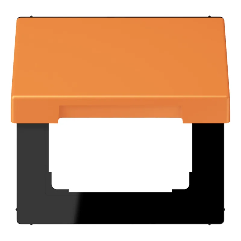 Jung Klappdeckel mit Rückstellfeder, Thermoplast lackiert, Serie LS, orange clair LC990BFKL225