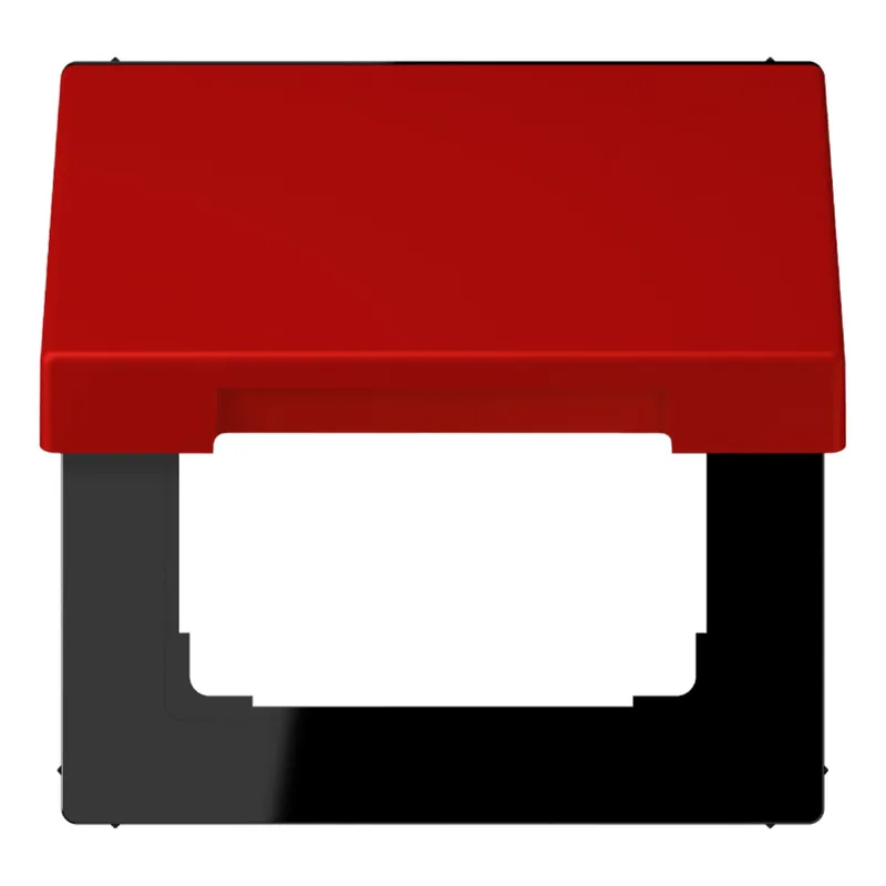 Jung Klappdeckel mit Rückstellfeder, Thermoplast lackiert, Serie LS, rouge vermillon 31 LC990BFKL227
