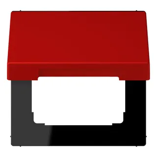 Jung Klappdeckel mit Rückstellfeder, Thermoplast lackiert, Serie LS, rouge vermillon 31 LC990BFKL227