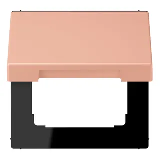 Jung Klappdeckel mit Rückstellfeder, Thermoplast lackiert, Serie LS, rose clair LC990BFKL231