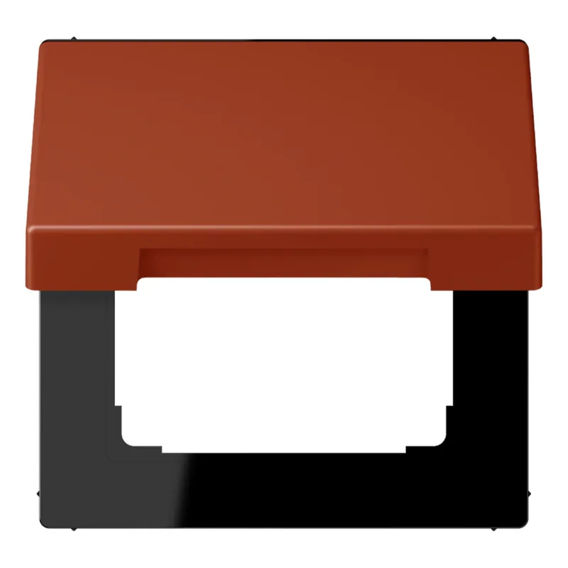 Jung Klappdeckel mit Rückstellfeder, Thermoplast lackiert, Serie LS, l'ocre rouge LC990BFKL232