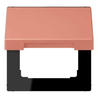 Jung Klappdeckel mit Rückstellfeder, Thermoplast lackiert, Serie LS, l'ocre rouge moyen LC990BFKL233