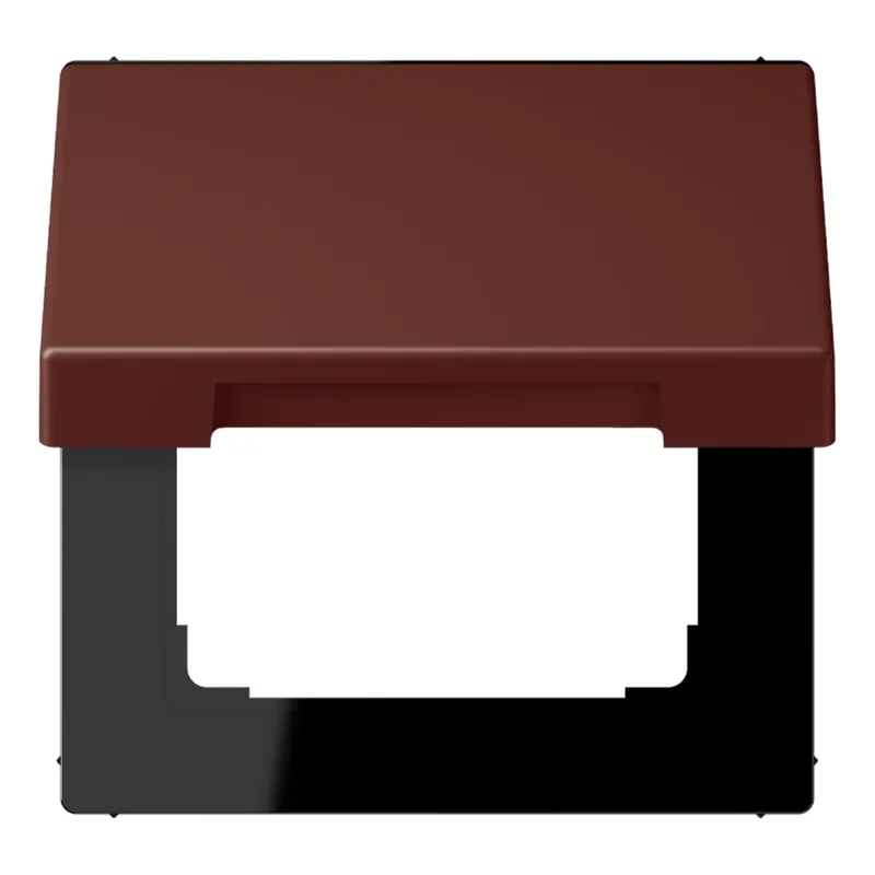 Jung Klappdeckel mit Rückstellfeder, Thermoplast lackiert, Serie LS, terre sienne br?lée 31 LC990BFKL235