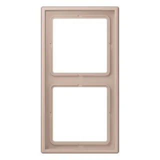 Jung Rahmen, 2-fach, LS 990, ombre br?lée claire LC982240