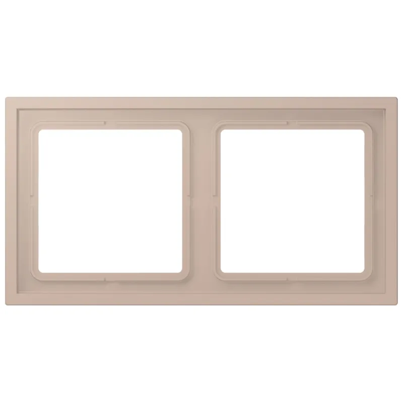 Jung Rahmen, 2-fach, LS ZERO, ombre br?lée claire LCZ982BF240
