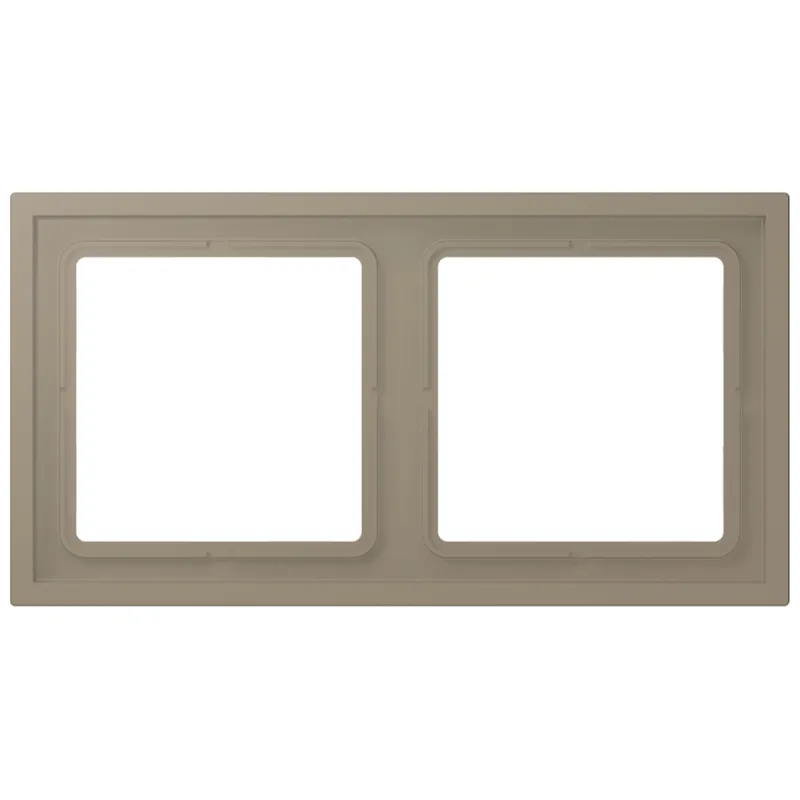 Jung Rahmen, 2-fach, LS ZERO, ombre naturelle moyenne LCZ982BF242