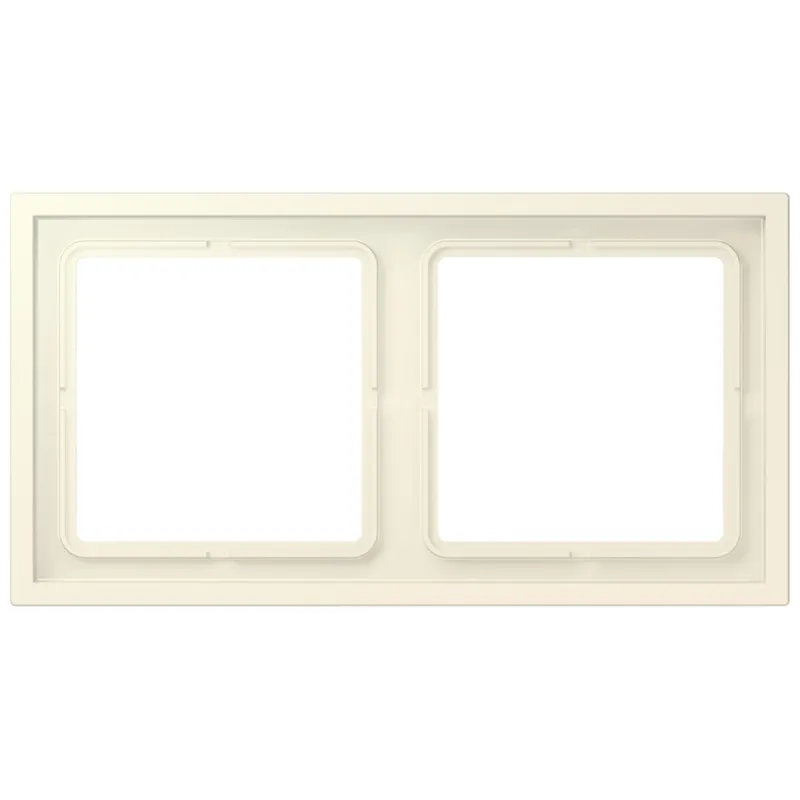 Jung Rahmen, 2-fach, LS ZERO, blanc ivoire LCZ982BF245