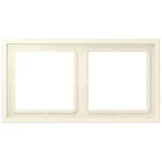 Jung Rahmen, 2-fach, LS ZERO, blanc ivoire LCZ982BF245