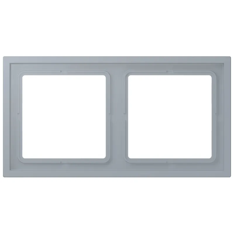 Jung Rahmen, 2-fach, LS ZERO, gris clair 59 LCZ982BF257