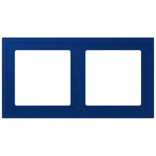 Jung Rahmen, 2-fach, LS ZERO, bleu outremer foncé LCZ982BF261