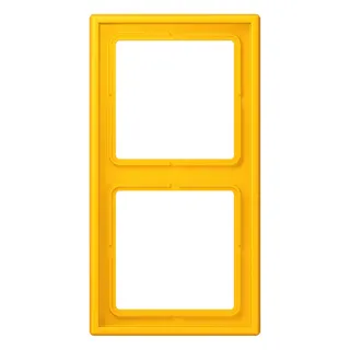 Jung Rahmen, 2-fach, LS 990, le jaune vif LC982263