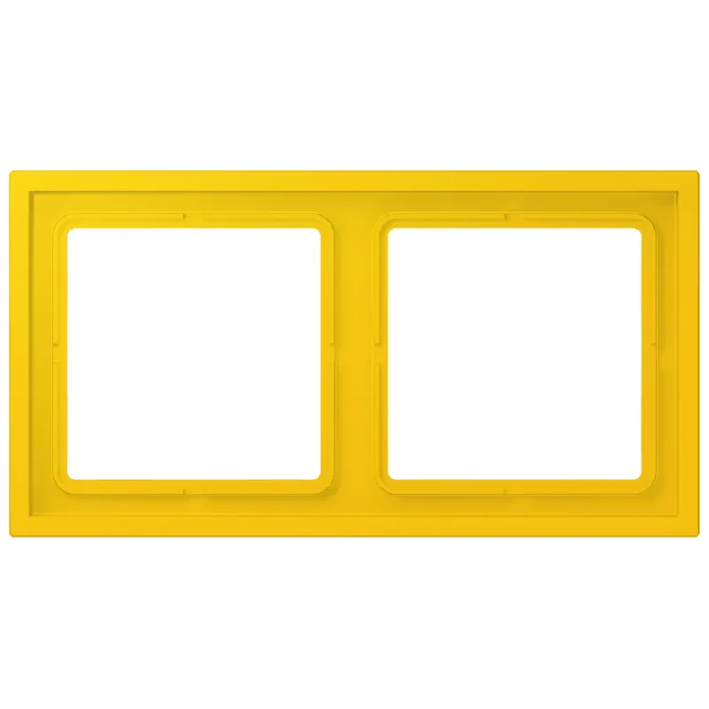 Jung Rahmen, 2-fach, LS ZERO, le jaune vif LCZ982BF263