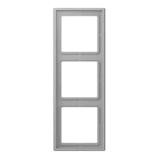 Jung Rahmen, 3-fach, LS 990, gris moyen LC983204
