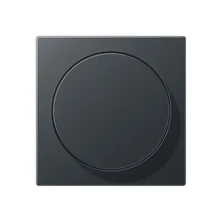 Jung Abdeckung für Drehdimmer, Thermoplast lackiert, Serie A, anthrazit matt A1740BFANM