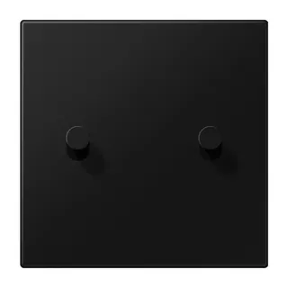Jung Abdeckung mit Kipphebel, Kegel, 1fach, 2 Kipphebel, Serie LS 1912, graphitschwarz matt (lackiertes Aluminium) AL12-5SWMK08