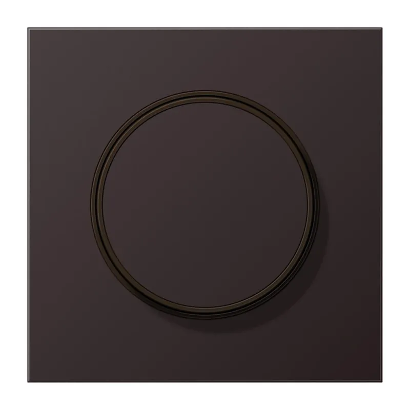 Jung Abdeckung für Drehdimmer, Aluminium lackiert, Serie LS, dark (lackiertes Aluminium) AL1740D