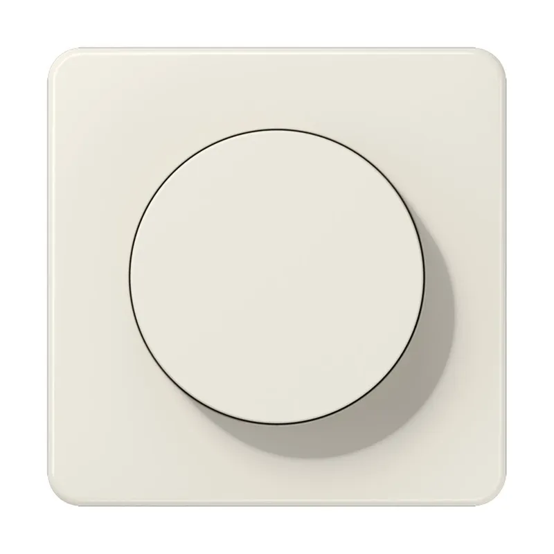 Jung Abdeckung mit Drehknopf, Duroplast, Serie CD, weiß CD1740