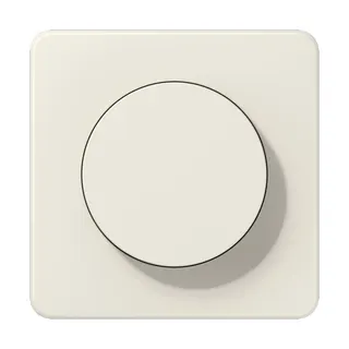 Jung Abdeckung mit Drehknopf, Duroplast, Serie CD, weiß CD1740