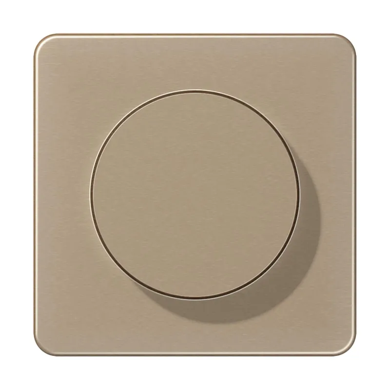 Jung Abdeckung mit Drehknopf, Serie CD, gold-bronze CD1740GB