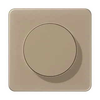 Jung Abdeckung mit Drehknopf, Serie CD, gold-bronze CD1740GB